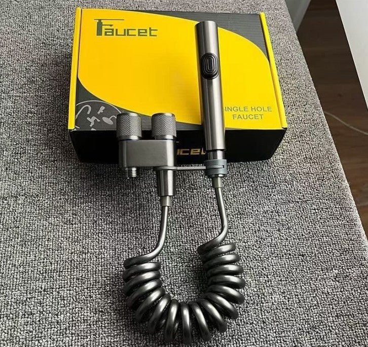 Pistola Rociadora tipo Bidé para Inodoro con Manguera Flexible