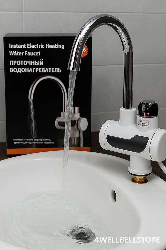 Grifo Eléctrico de Agua Caliente Instantánea con Pantalla LED