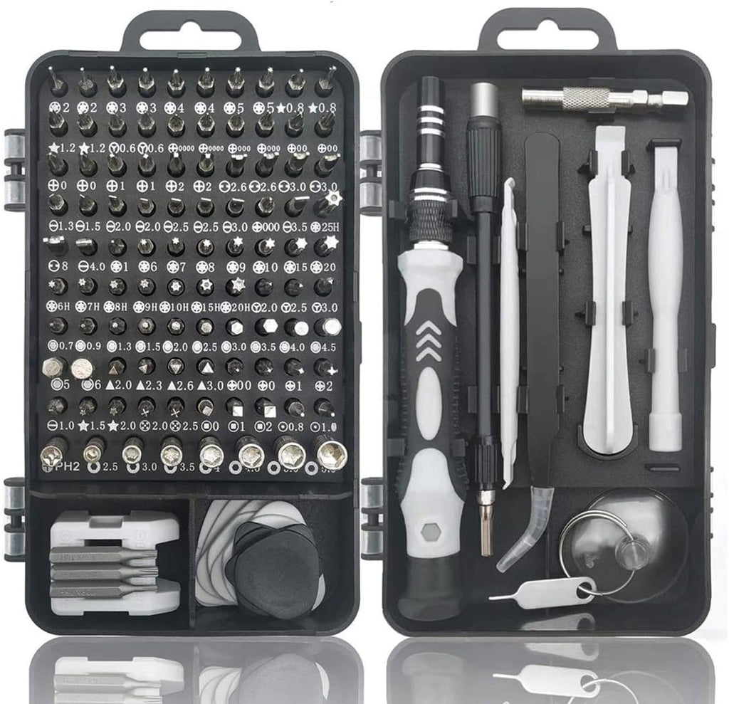 Kit de Destornilladores de Precisión 115 en 1 para Reparar Celulares y Laptops