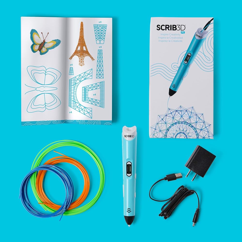 Pluma 3D SL-200 para Dibujar y Crear Figuras en Tres Dimensiones