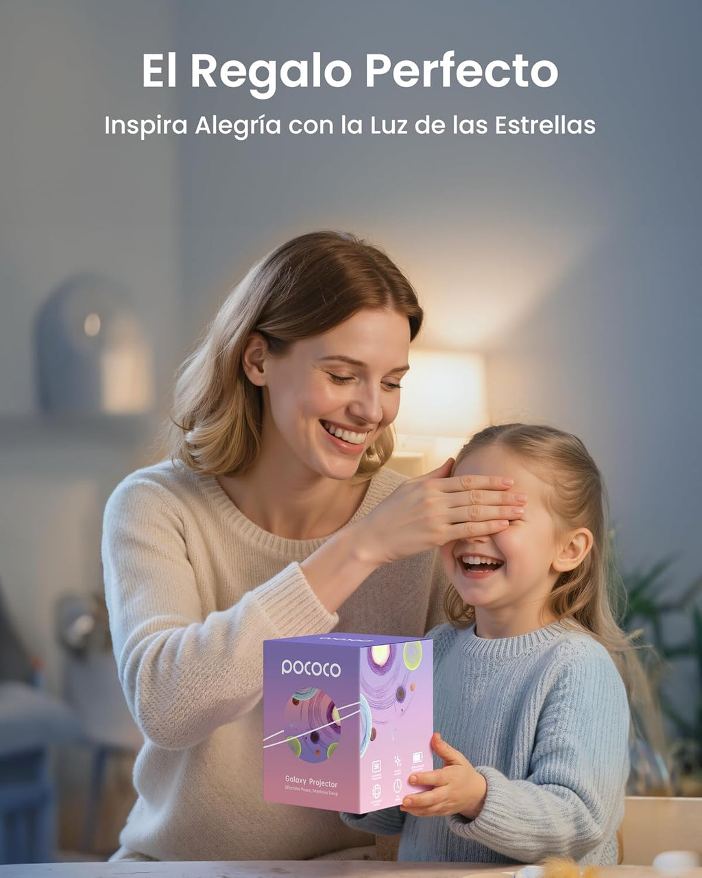 Proyector de Estrellas Galaxia con Rotación y Temporizador