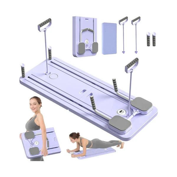 Tabla de Entrenamiento Deslizante Multifuncional para Pilates con Asas y Bandas