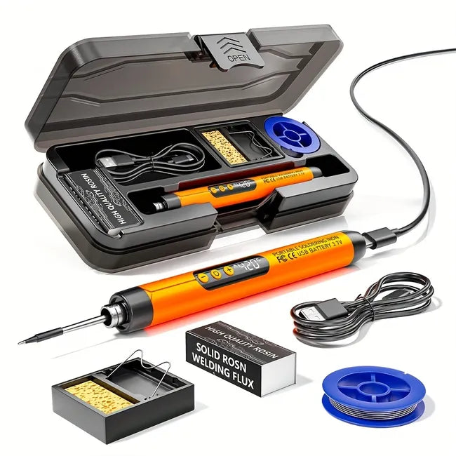 Kit de Soldador Inalámbrico Portátil Recargable