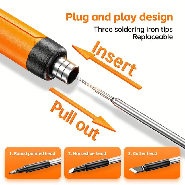 Kit de Soldador Inalámbrico Portátil Recargable
